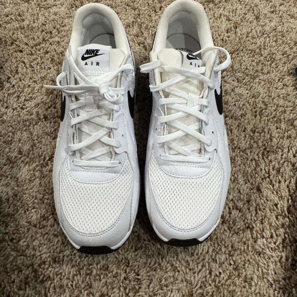 Nike Air White and Black Sneakers